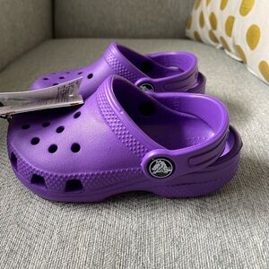 Crocs purple Classic Clog toddler size 8